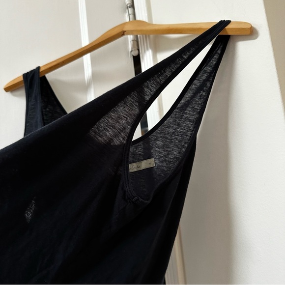 Enza Costa Women’s Scoop Neck Tank Top | Black | Sz Medium - Picture 9 of 9